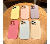 Funda elegante y colorida para iPhone 14 para Apple 15, iPhone 13 Pro Max. Carcasa de silicona flexible y anticaídas con galvanoplastia para una estética Net Red. iPhone 12 Pro