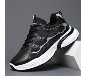 Zapatos casuales transpirables de verano para hombre, zapatos deportivos para correr para jóvenes 39 negro