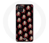Coque Samsung Galaxy A12 La Casa De Papel masques visages