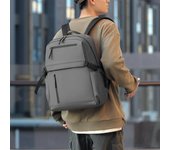 Mochila para hombre de gran capacidad, mochila para ordenador portátil, bolsa de viaje impermeable para exteriores negro