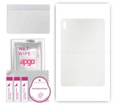 apgo Protective Skin Sticker for the back compatible with Samsung Galaxy Tab S8 Ultra WiFi, Wrap Film, Foil, Vinyl - Pattern Matte Transparent