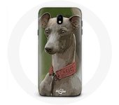 Coque pour samsung galaxy S4 Lévrier greyhound Gris