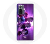 Coque pour Xiaomi Redmi Note 10 Pro BTS TinyTAN Animation Affiche RM Jin Suga J-Hope Jimin V Et Jungkook Mic Drop