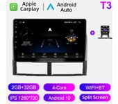 Radio de coche Android Auto Carplay para Jeep Grand Cherokee 2004-2005, reproductor multimedia, unidad principal, estéreo, navegación GPS, Bluetooth, WIFI, 2+32 GB 1+16GB