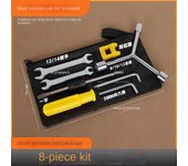 Kit de herramientas para vehículos eléctricos, enchufes, llaves inglesas, destornilladores de uso común y herramientas eléctricas de mantenimiento de emergencia para bicicletas.
