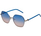 Gafas de sol Hexagonales STO456 para Mujer TU azul