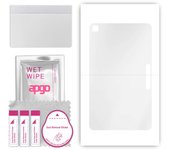 apgo Ultra Clear Protective Skin Sticker for the back compatible with LG G Pad IV 8.0 FHD, Wrap Film, Hydrogel Film, Flexible, Soft TPU with positioni