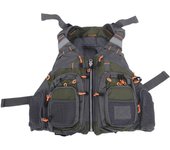 Chaleco de pesca con correa ajustable para hombres y mujeres para pesca con mosca y lubina, actividades al aire libre. Múltiples opciones.