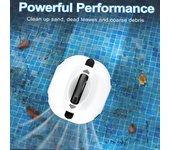 Limpiador robótico automático completo para piscinas, aspirador inalámbrico para piscinas con estacionamiento automático US Plug