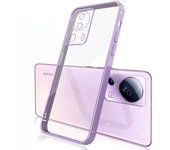 Funda de parachoques transparente con revestimiento de lujo para Xiaomi Mi 13 Lite 5g, carcasa trasera transparente de silicona Xiomi Mi13 13lite 13pro For Mi 13 verde
