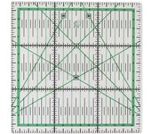 Regla de acolchado de acrílico transparente con cuadrícula para bricolaje, con escala precisa para planchar y coser.