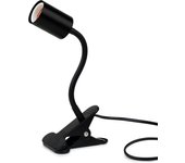 Lámpara de clip eléctrica Chiko con soporte de clip de 150 W o menos, E26, para cultivo ornamental, con aislamiento térmico, portalámparas de luz ultravioleta, reptiles, anfibios, peces negro