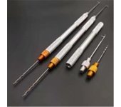 Carpa pesca cebo Boilies agujas taladros empalme haciendo Pellet pelo taladro accesorios de carga plata