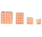 Accesorio de disipador de calor de cobre puro para Raspberry Pi 4B 1G 2G 4G.