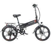 SAMEBIKE 20LVXD30-II Bicicleta ciclomotor eléctrica plegable, neumático de 20'', motor de 48 V 350 W, batería de 10 Ah, velocidad máxima de 30 km/h 20LVXD30-II blanco
