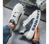 Zapatos para hombre 2024, nuevos zapatos de verano transpirables, zapatillas casuales de moda para hombre que combinan con todo 39 negro