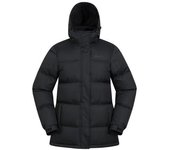 Chaqueta acolchada impermeable para mujer/señora de Mountain Warehouse 12 UK borgoña