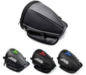 Bolsa de asiento trasero duradera para motocicleta, Maleta de viaje, equipaje de hombro, mochila impermeable para motocicleta, bolsa trasera de tanque, deportes de cuero No Mark