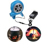 Soplador de carbón para barbacoa de 12 V CC, encendedor de chimenea, ventilador para barbacoa, ventilador ahumador, encendedor de soplador eléctrico para carbón 15W