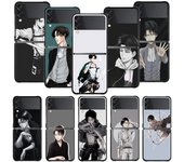 Funda rígida para teléfono Samsung Flip Zflip Z Flip3 5g Zflip3 Shingeki No Kyojin Attack On Titan Samsung Z Flip3 5G