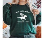 Sudadera con capucha de Camp Half Blood para mujer, sudadera con capucha de Percy Jackson, jerséis de manga larga, sudaderas con capucha gráficas, sudaderas de estilo vintage S negro