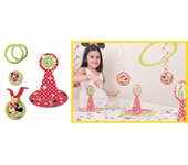 Disney Juego de fiesta de Minnie Mouse (Paquete de 12) One Size negro