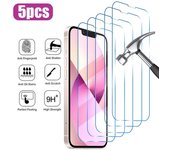 5 protectores de pantalla de vidrio templado para iPhone 14, 13, 12, 11 Pro Max, XS, XR, mini, iPhone 15 Plus iphone 11 puro