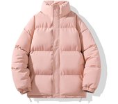 Chaqueta acolchada de algodón para hombre, nueva chaqueta de invierno multicolor para parejas, estilo grueso, cálida, informal, a la moda, de algodón que combina con todo S