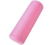 Rodillo de espuma para fascia, material EVA, 30 cm, 45 cm, liberación de fascia [estructura de panal] (Rosa, 30cm) color rosa