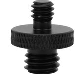 Adaptador convertidor de rosca metálica de 14 pulgadas macho a 38 pulgadas macho para trípode de cámara