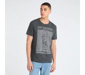 Camiseta unisex amplificada para adultos desconocidos placeres Joy Division XXL carbón