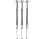 Juego de 3 destornilladores para instrumentos de viento, reparación y mantenimiento, para saxofón y clarinete.