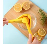 1 máquina exprimidora de limón | Máquina exprimidora manual de limón fácil de exprimir | Plegable y plano para ahorrar espacio de almacenamiento Jugo de cítricos