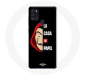 Coque Samsung Galaxy A21S La casa de papel Logo et Masque