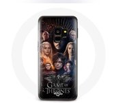 Coque pour Samsung Galaxy S9 Plus Game of Thrones Saison 8 Le Trône de Fer L'affiche de L'équipage L