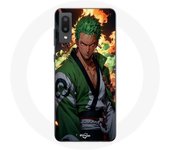 Coque Samsung Galaxy A02 One piece Zoro manga anime 3D art