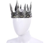 Retro rey corona Tiara PU espuma actuación en el escenario de Halloween accesorios para disfraces Cosplay