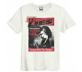 Camiseta amplificada unisex para adultos Lies Guns N Roses S blanco