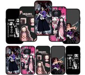 Funda para teléfono para Samsung Galaxy S25 S24 S23 iPhone 16 15 Xiaomi Redmi Note 14 13 12 16E 11 Pro Max OPPO Moto Huawei Kokushibo Kamado Nezuko Demon Slayer for Redmi Note 14 4G ciervo