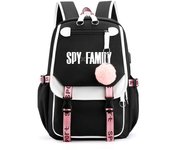 Mochila de anime, bolsas de clase para niñas, mochila de camping para estudiantes de escuela, mochila de lona para mujeres, bolsas de viaje para computadora portátil USB