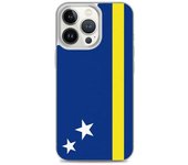 Coque iPhone - Curazao - Drapeau - Souple - Multicolore - Compatible iPhone 13 Pro