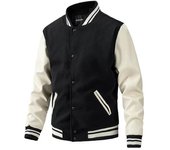 Chaquetas de béisbol de primavera y otoño para hombre, chaquetas casuales de estilo coreano con cuello alto, abrigos para hombre M verde