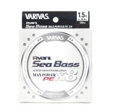 Línea Varivas PE Lubina Max Power X8 Plata 150m PE 1.5 28.6lb (5776) gris