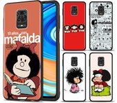 Funda para Xiaomi Redmi Note 9s, 8T, 8 Pro, 7, 8, 9 Pro, 9T, 6A, 7A, 8A, 9A, 9C, K20, K30 Pro, Mafalda Classic Soft Cases Redmi 9