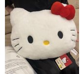 Almohada de peluche con forma de cabeza de gato: bonito cojín para sofá, mesita de noche, siesta en el coche y regalo de cumpleaños 36*27cm
