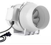 Ventilador de Conducto de Alta Eficiencia Bajo Ruido Circulación de Aire Ventilación Extractor en Línea para Baños