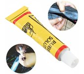 Pegamento para reparación de neumáticos, cámara de aire, reparación de pinchazos, agente adhesivo de emergencia, pegamento vulcanizado para neumáticos, coche, motocicleta, bicicleta amarillo