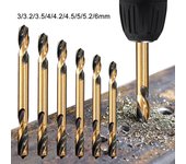 Brocas HSS Brocas Auger de Doble Cabeza Metal Taladro de Banco
