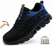 Zapatos de seguridad para el trabajo para hombre, zapatos especiales de trabajo antiperforación, zapatillas de trabajo antideslizantes, zapatos de trabajo de construcción antigolpes para exteriores 36