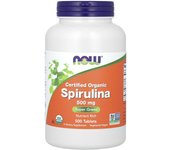 NOW Foods, Certified Organic Spirulina, 3,000 mg, 500 Tablets (500 mg per tablet)